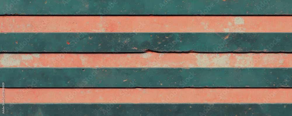 Poster abstract texture of horizontal brick stripes with enhanced patterns for creative design