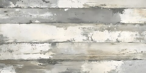 Obraz premium Gray and White Distressed Wood Plank Background