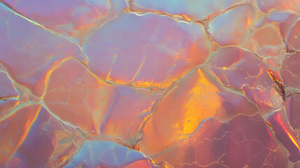 Iridescent beetle shell texture with vibrant colors for artistic design