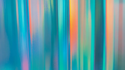 Obraz premium Iridescent blue and green abstract wall texture with vibrant hues for creative design
