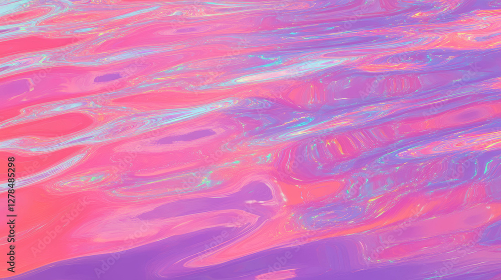 Poster iridescent magenta and pink wall texture with abstract pattern for creative background design
