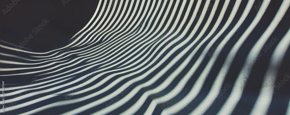 Poster abstract ribbed wall texture with intersecting lines for modern design