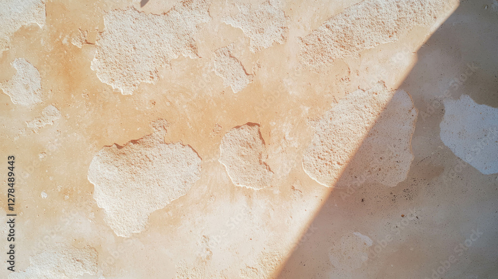 Poster light brown mud wall texture with rough patches - perfect for background design