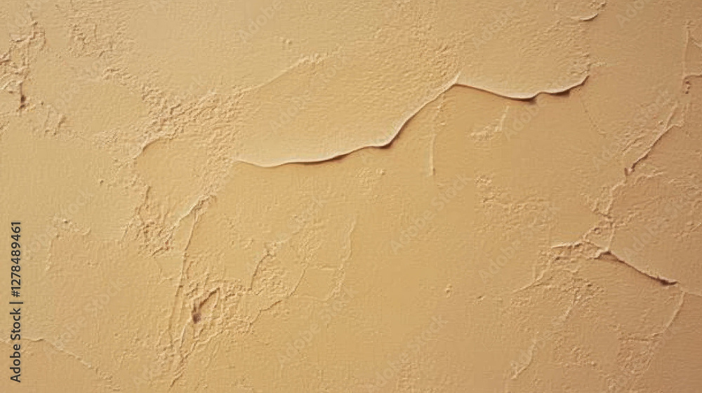 Poster light brown mud wall texture with rough surface for design and background use
