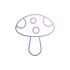 Mushroom vector icon