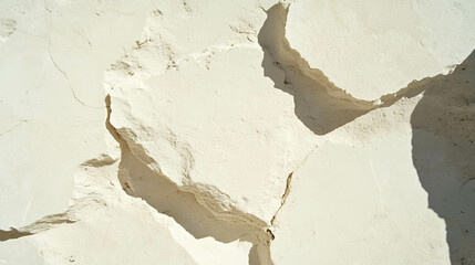 Naklejka premium Light beige limestone texture for natural surface and background design