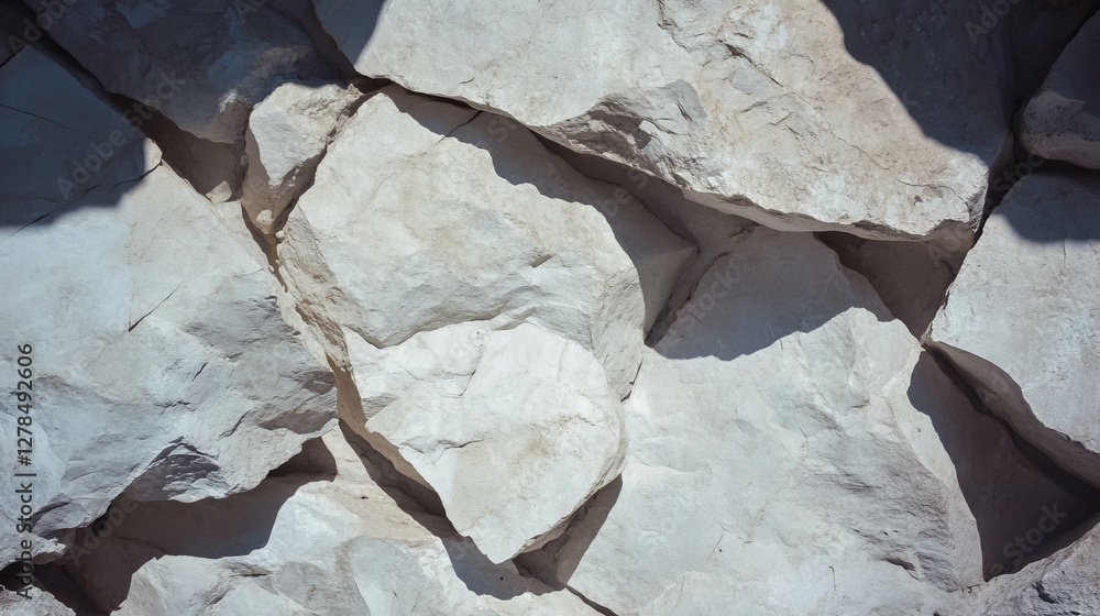 Aufkleber natural limestone texture with rough hewn surface for architectural design and backgrounds