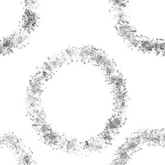 abstract floral frame