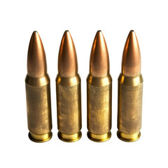 Bullets isolated on a Transparent background,