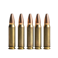 Bullets isolated on a Transparent background,