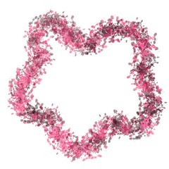 pink heart frame