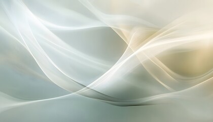 Fototapeta premium Soft curving lines create an abstract elegant background
