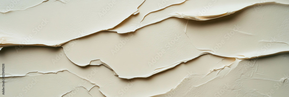 Poster textured natural beige wall with smooth surface for interior design and architecture