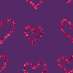 pink hearts background