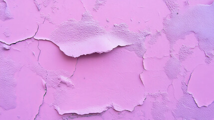 Fototapeta premium Opalescent pink and violet wall texture for artistic design and decor inspiration
