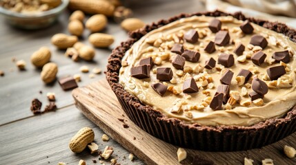 Peanut Butter Chocolate Tart: A Decadent Dessert