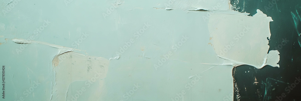 Poster Pale paint texture with subtle blending brushstrokes for artistic background design