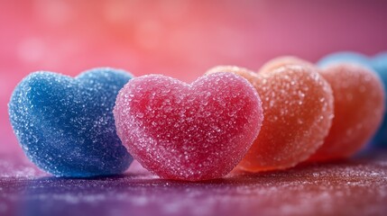 Candy sweets for your greetings valentines day candy hearts