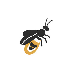 Gradient Minimalist Firefly Logo for Branding