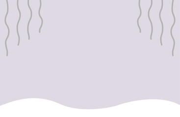 どんよりした雰囲気のフレームベクターイラスト 不安 不満 悩み 鬱 うつ 憂鬱