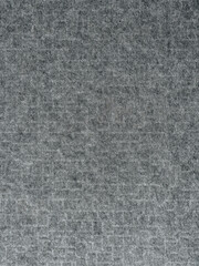 texture gray felt soft fabric. Empty space for design.