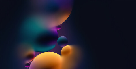 Colorful Abstract Background With Soft Shapes and Textures