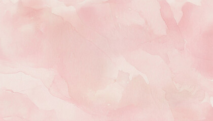 Fototapeta premium Soft Pastel Pink Watercolor Background With Cloud Patterns