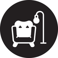 Obraz premium Furnitures glyph icon
