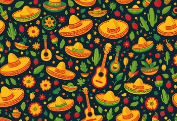 Cinco de mayo background, mexican holydays wallpaper