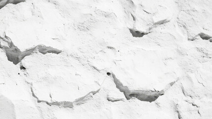 White stained stucco texture on rough brick wall for background and design