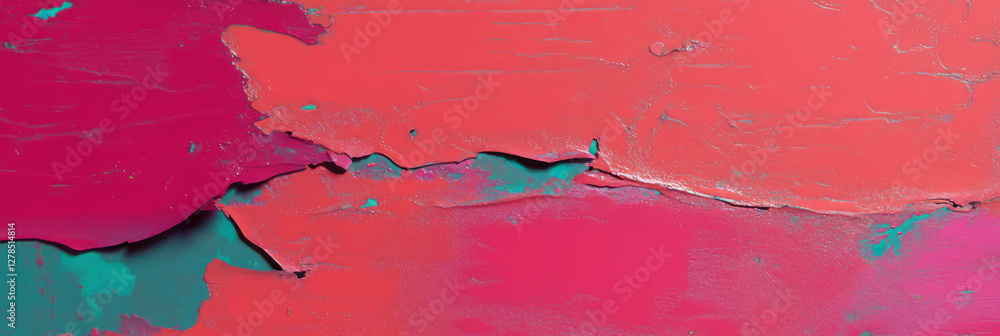 Aufkleber abstract texture of rough colored plaster with peeling paint surface for creative design