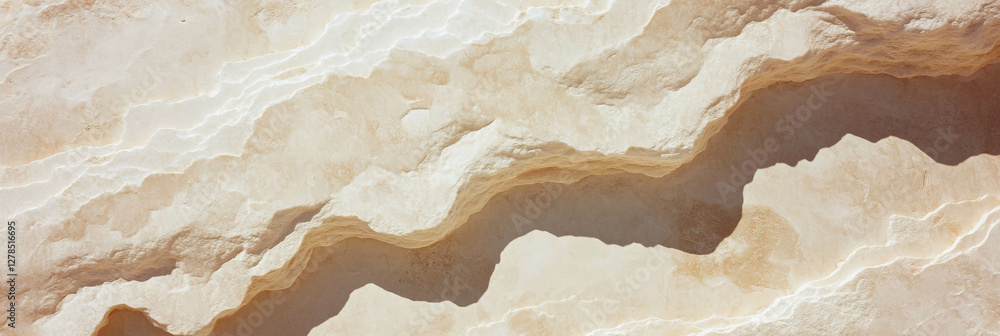Poster abstract textured sand beige smooth wall with subtle patterns