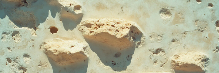 Textured sand beige grainy wall with subtle inscriptions