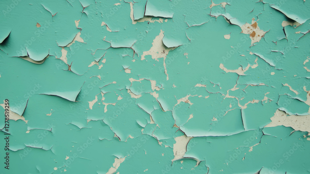 Poster weathered wall texture with peeling paint for rustic background design