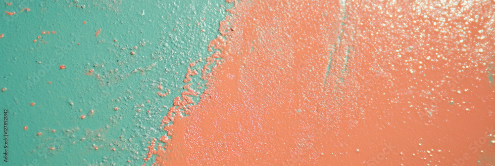 Aufkleber vibrant textured abstract art with smooth colored plaster for creative design