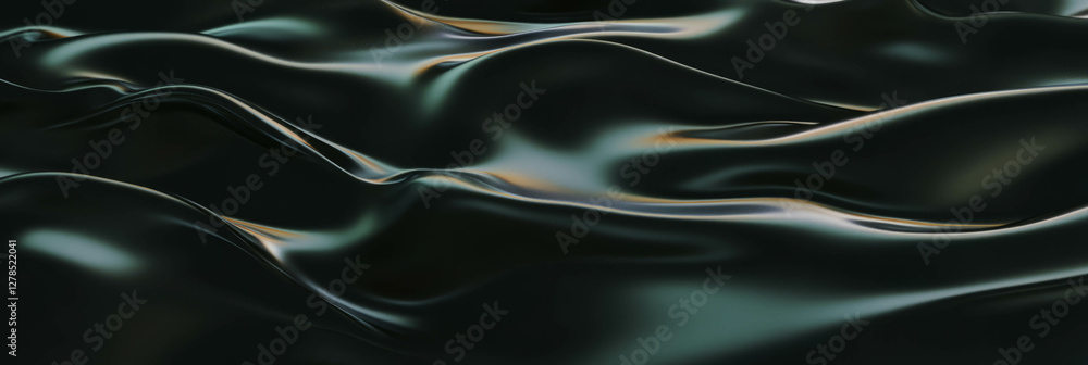 Poster elegant wavy surface with smooth dark plaster texture for design and decor