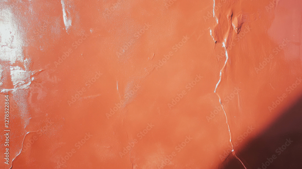 Aufkleber Smooth wet clay wall texture with subtle shadow for background or design elements
