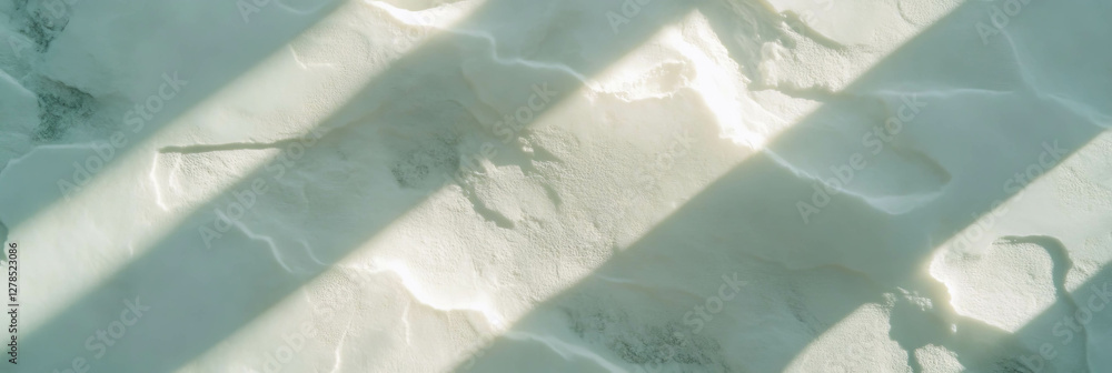 Aufkleber subtle grey shadows on smooth white plaster texture - ideal for minimalist design projects