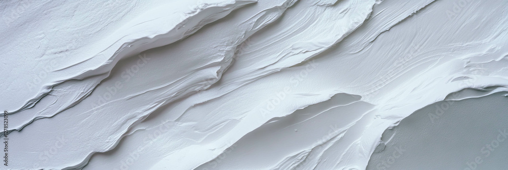 Poster smooth white plaster texture with subtle grey tones for artistic and design applications