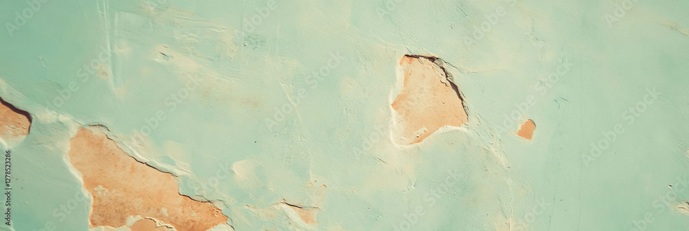 Poster subtle color variation on distressed beige wall texture