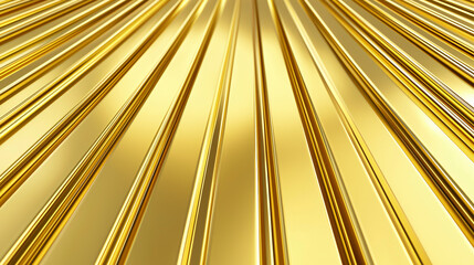 Obraz premium Golden Lines Abstract: A stunning abstract composition of parallel golden lines converge towards a central vanishing point, evoking a sense of luxury and opulence.