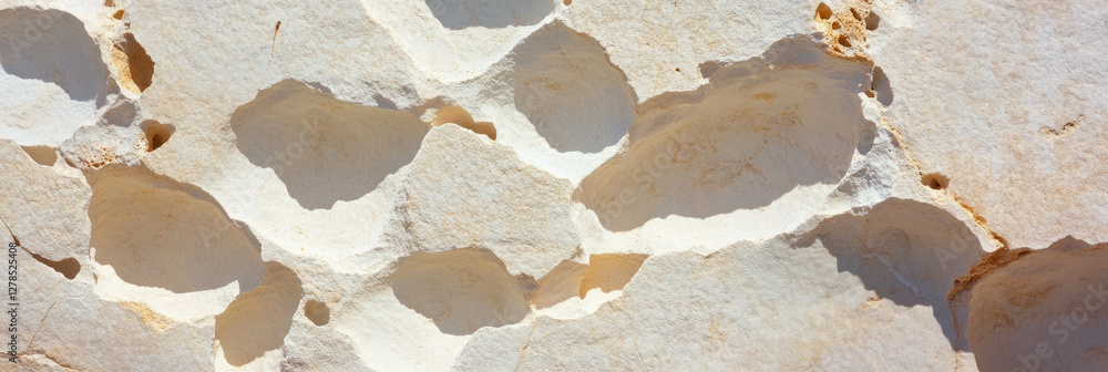 Poster rustic beige wall texture with varied rough surfaces for design