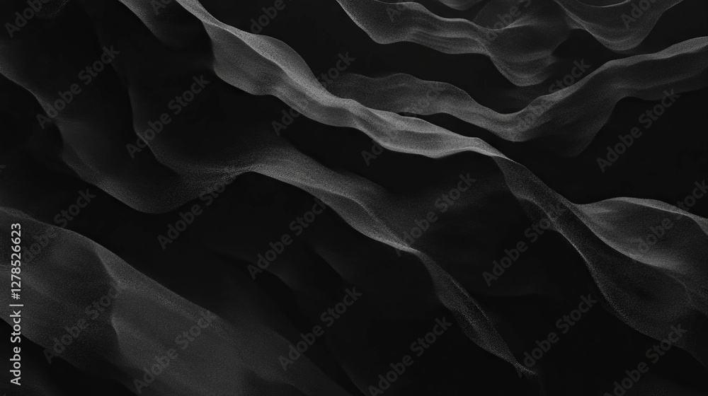 Poster Abstract black slate texture with uneven surface for background design