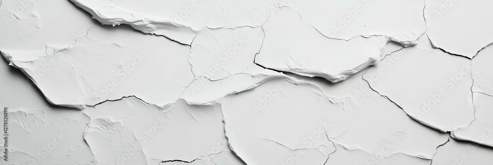 Poster textured grey plaster surface with dramatic cracks and scratches for artistic background design