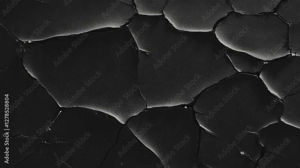 Aufkleber texture of thin dry cracked mud wall with fine details for creative design and background use