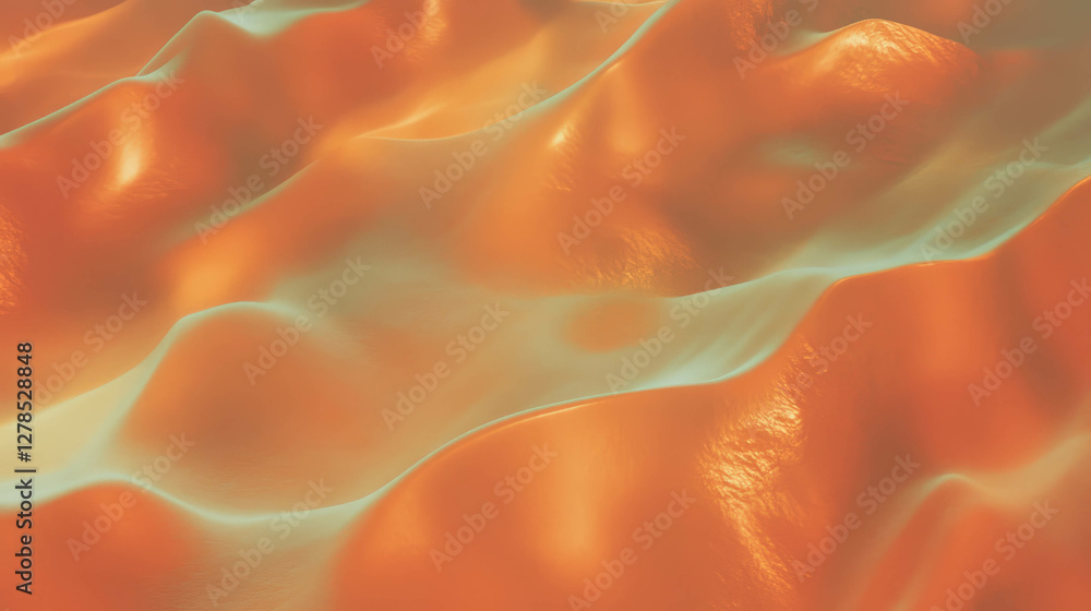 Aufkleber abstract texture of smooth thin mud wall surface with organic flowing patterns for creative design