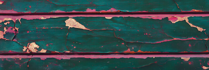 Vintage peeling paint texture on thin stripes for rustic design and background