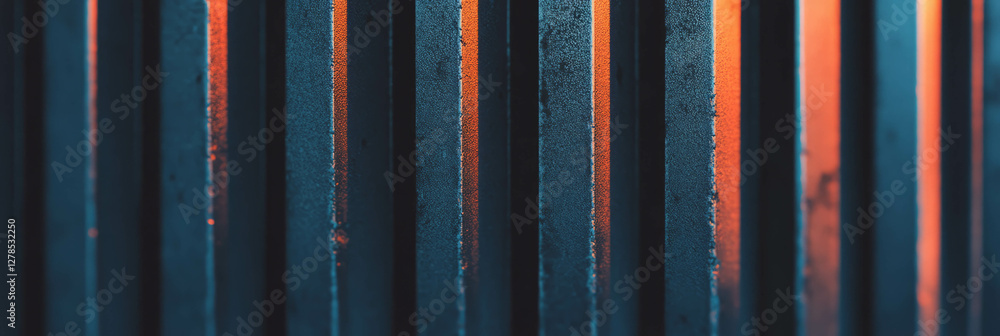 Poster moody vertical stripes texture with dark shadows for modern design projects