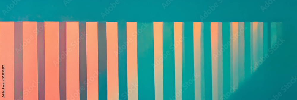 Poster Abstract vertical striped pattern with gradient colors for design backgrounds