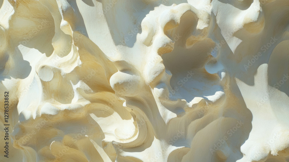 Poster Abstract molding wall texture with complex patterns
